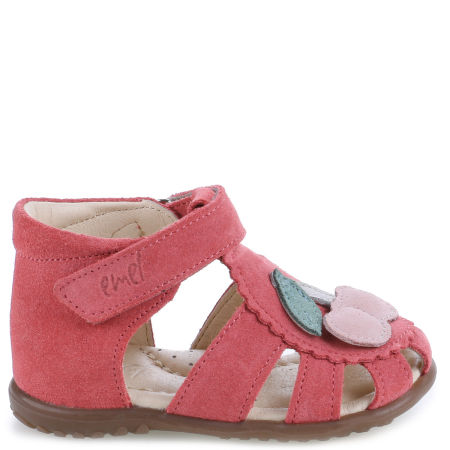 Bali Roczki® różowe sandały dziecięce ze skóry naturalnej - ES 1214E zdjęcie 1