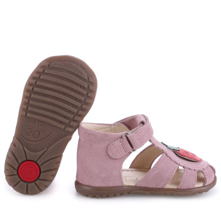 Bali Roczki® różowe sandały dziecięce ze skóry naturalnej - ES 1214E-7 zdjęcie 3