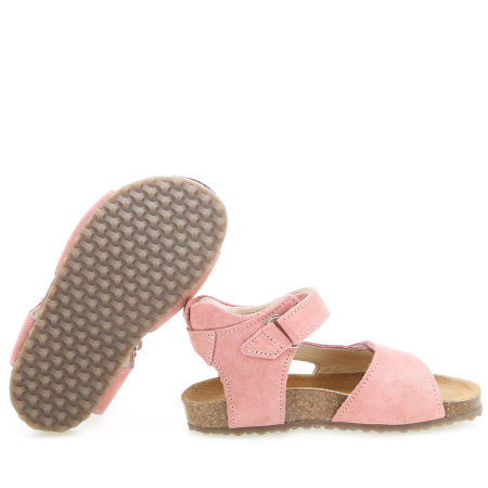 California różowe sandały dziecięce ze skóry naturalnej  - E 2510H-1 zdjęcie 2