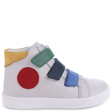 Chester kolorowe trampki dziecięce ze skóry naturalnej