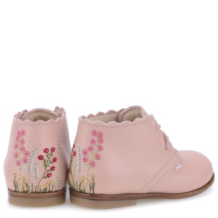 Florence Roczki® różowe trzewiki dziecięce ze skóry naturalnej - ES 1440E zdjęcie 3