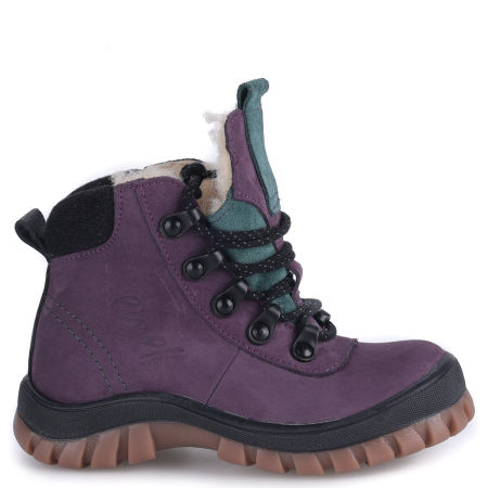 McKinley membrana fioletowe traperki dziecięce ze skóry naturalnej