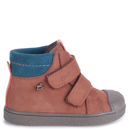 Toronto membrana brązowe trzewiki dziecięce ze skóry naturalnej