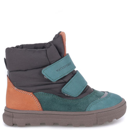 Everest membrana turkusowe śniegowce dziecięce ze skóry naturalnej