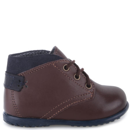 Orlando Roczki® membrana brązowe trzewiki dziecięce ze skóry naturalnej