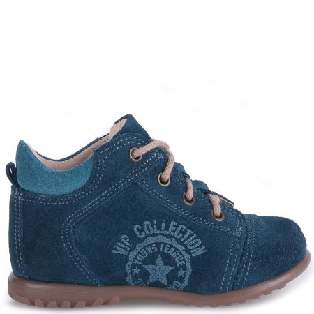 Boston Roczki® granatowe trzewiki dziecięce ze skóry naturalnej