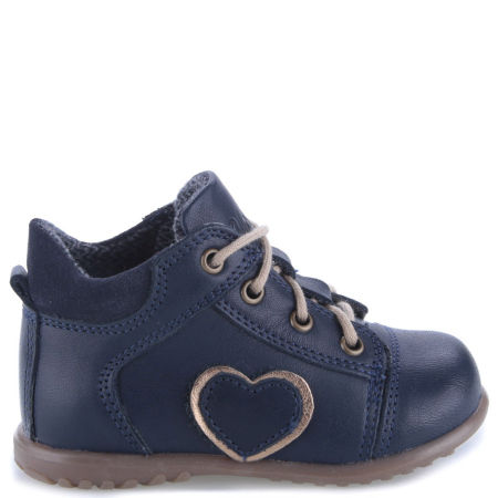 Boston Roczki® membrana granatowe trzewiki dziecięce ze skóry naturalnej