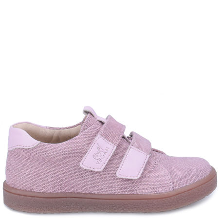 Madrid Vegan różowe trampki dziecięce z bawełny organicznej