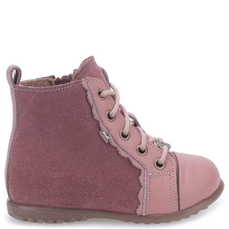 Helsinki Roczki® membrana różowe trzewiki dziecięce ze skóry naturalnej