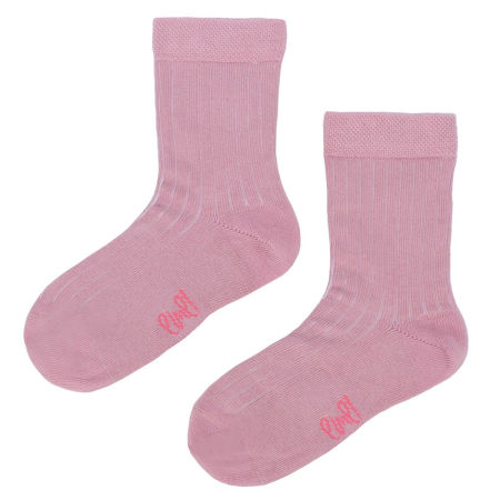 Skarpetki z bawełny organicznej różowe