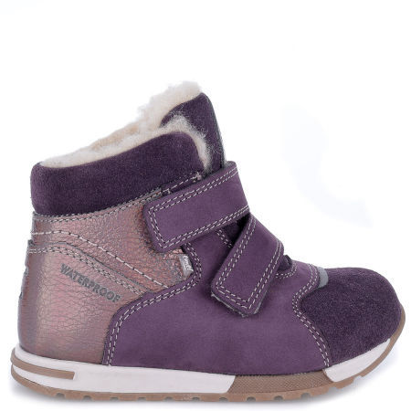 Dolomiti membrana fioletowe trzewiki dziecięce ze skóry naturalnej