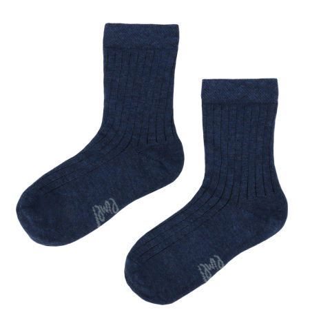 Skarpetki z bawełny organicznej granatowe