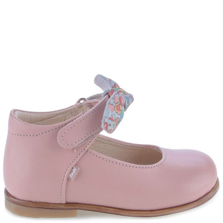 Roma Roczki® różowe baleriny dziecięce ze skóry naturalnej