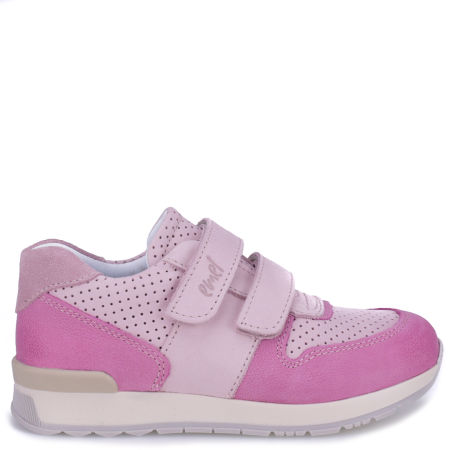 Hamburg różowe trampki dziecięce ze skóry naturalnej