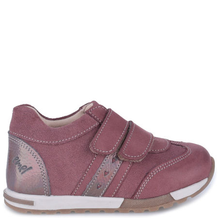 Colorado fioletowe trampki dziecięce ze skóry naturalnej