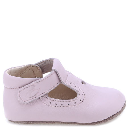 Niechodki różowe baleriny ze skóry naturalnej