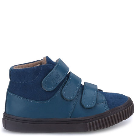 Camden membrana niebieskie trampki dziecięce ze skóry naturalnej