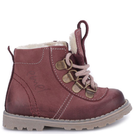 Ontario membrana fioletowe trzewiki dziecięce ze skóry naturalnej