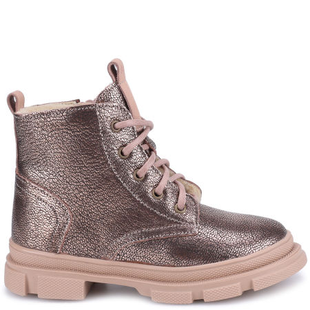 Fuji membrana różowe trzewiki dziecięce ze skóry naturalnej