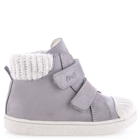 Toronto membrana szare trampki dziecięce ze skóry naturalnej