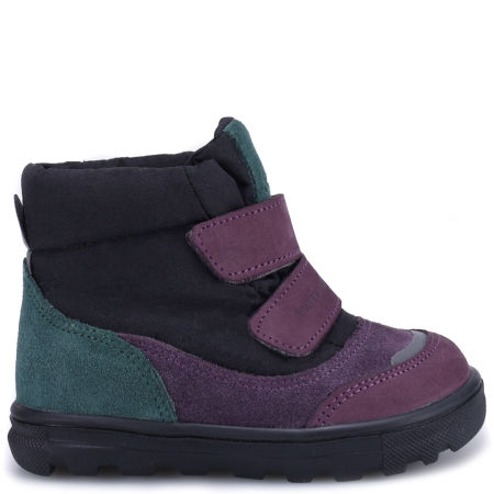 Everest membrana fioletowe śniegowce dziecięce ze skóry naturalnej