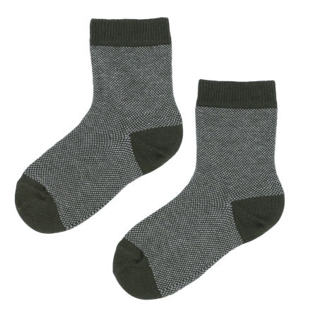 Skarpetki żakardowe oliwkowe