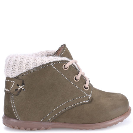 Orlando Roczki® membrana zielone trzewiki dziecięce ze skóry naturalnej