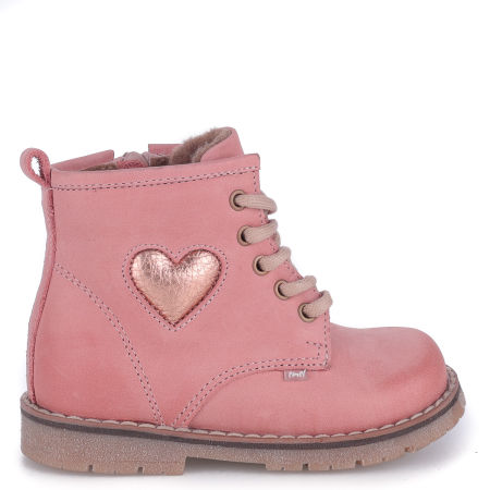 Bergen membrana różowe trzewiki dziecięce ze skóry naturalnej