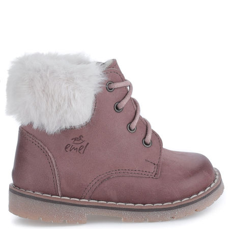 Bern membrana brązowe trzewiki dziecięce ze skóry naturalnej