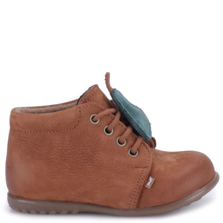Denver Roczki® membrana brązowe trzewiki dziecięce ze skóry naturalnej