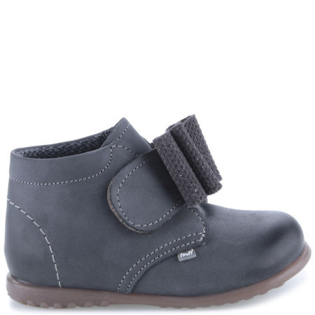 Como Roczki® membrana szare trzewiki dziecięce ze skóry naturalnej