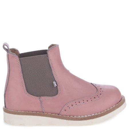 Bristol membrana różowe sztyblety dziecięce ze skóry naturalnej