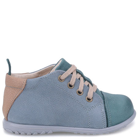 Mito Roczki® niebieskie trzewiki dziecięce ze skóry naturalnej