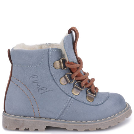Ontario membrana błękitne trzewiki dziecięce ze skóry naturalnej
