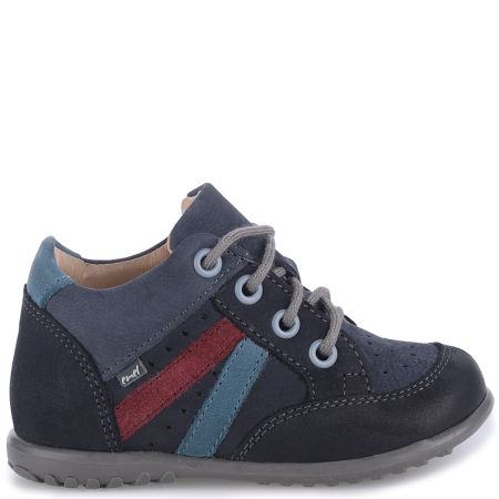 Monaco Roczki® granatowe trzewiki dziecięce ze skóry naturalnej