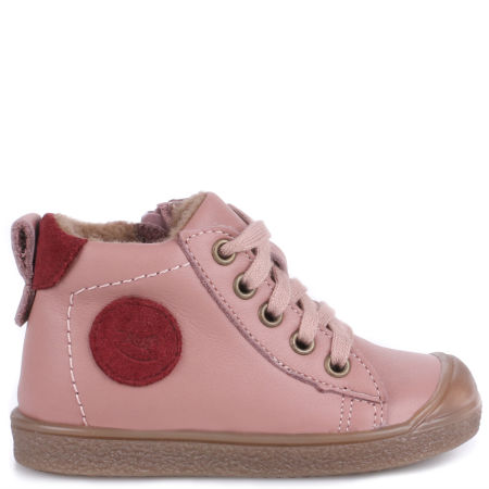 Sydney membrana różowe trampki dziecięce ze skóry naturalnej