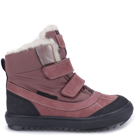 Elbrus membrana fioletowe śniegowce dziecięce ze skóry naturalnej