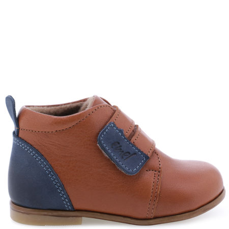 Emden Roczki® membrana brązowe trzewiki dziecięce ze skóry naturalnej