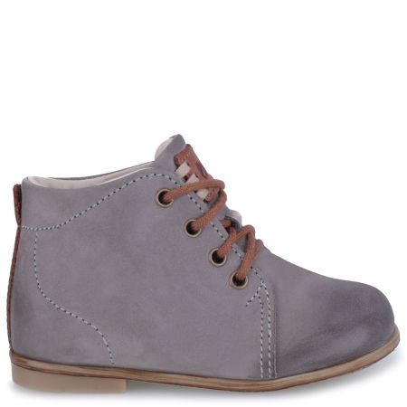 Copenhagen Roczki® szare trzewiki dziecięce ze skóry naturalnej