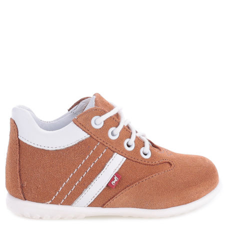 Atlanta Roczki® brązowe trzewiki dziecięce ze skóry naturalnej