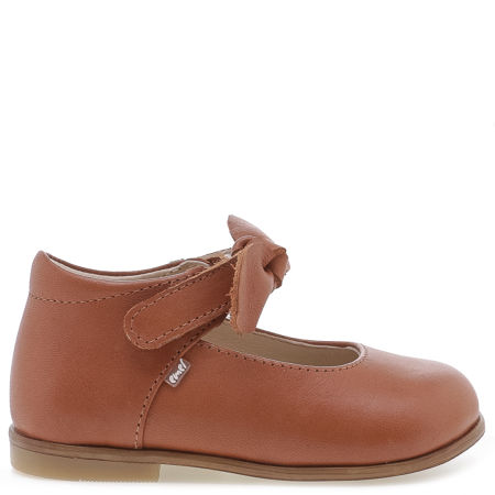 Roma Roczki® brązowe baleriny dziecięce ze skóry naturalnej