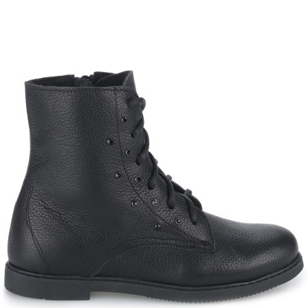 Avallon membrana czarne trzewiki dziecięce ze skóry naturalnej