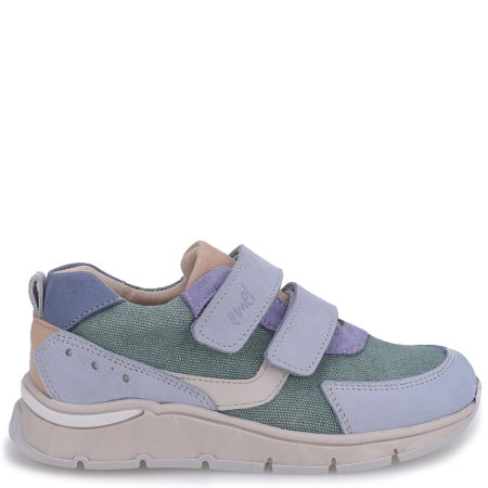 Barcelona kolorowe trampki dziecięce ze skóry naturalnej