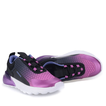 Geox sneakersy J Activart Illiminus fioletowe sportowe buty dziecięce zdjęcie 4