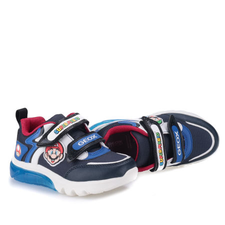 Geox sneakersy Super Mario kolorowe sportowe buty dziecięce zdjęcie 4
