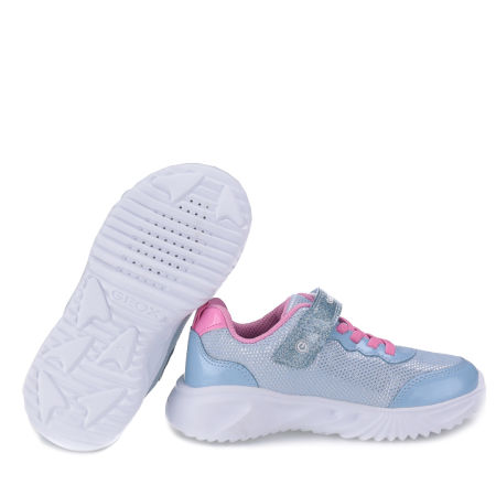 Geox sneakersy ASSISTER LED różowe dziecięce buty sportowe zdjęcie 2