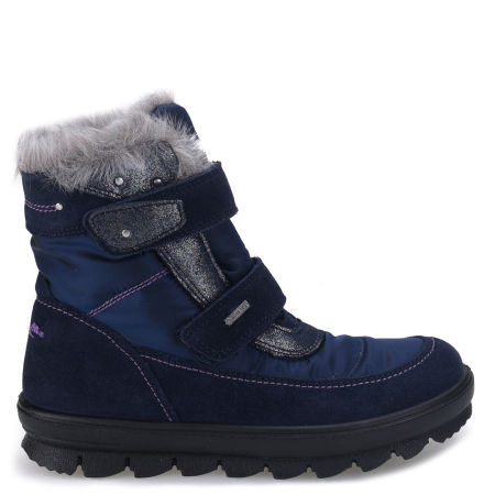 Superfit GORE-TEX granatowe śniegowce dziecięce