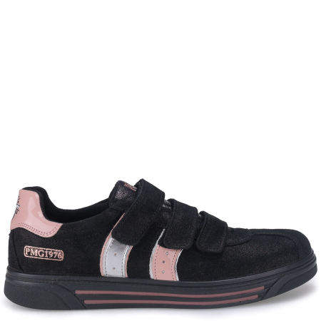 Primigi czarno-różowe trampki dziewczęce