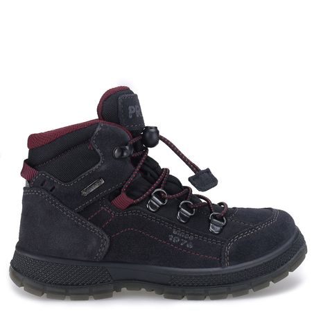 Primigi czarno-bordowe trekkingowe buty dziecięce