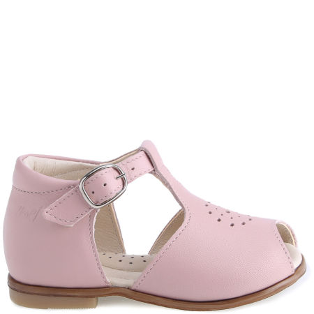 Paloma Roczki® różowe sandały dziecięce ze skóry naturalnej 
